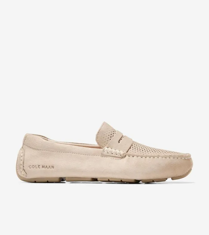 Loafers and Drivers Men Cole Haan Grand Laser Penny Driver Sesamedune