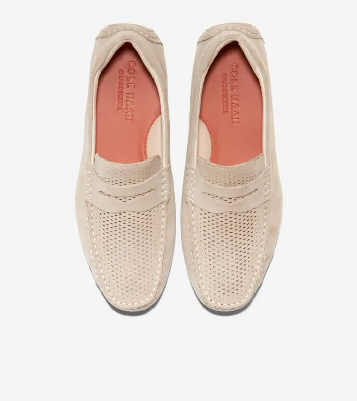 Loafers and Drivers Men Cole Haan Grand Laser Penny Driver Sesamedune