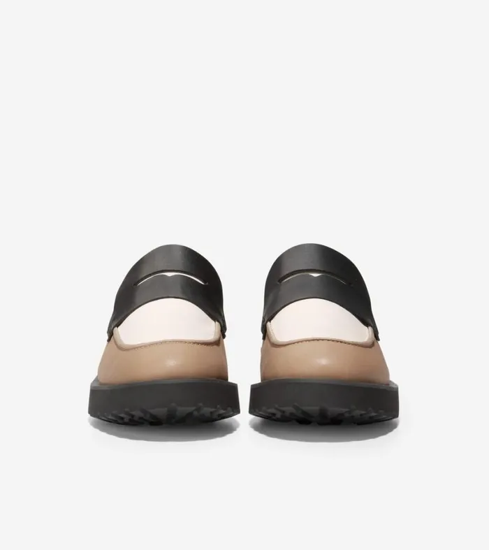 Loafers and Drivers Women Cole Haan Geneva Loafer Birch Beigeivoryblack