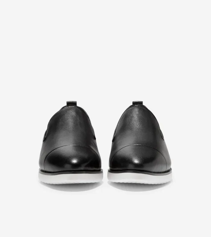 Loafers and Drivers Women Cole Haan Grand Ambition SlipOn Loafer Black Leather