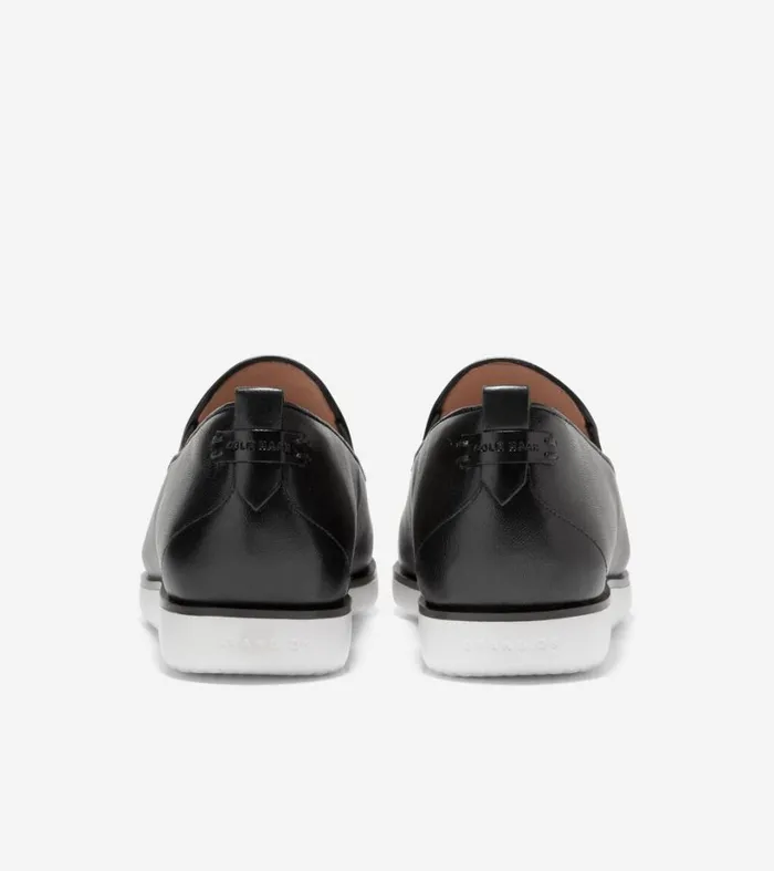 Loafers and Drivers Women Cole Haan Grand Ambition SlipOn Loafer Black Leather