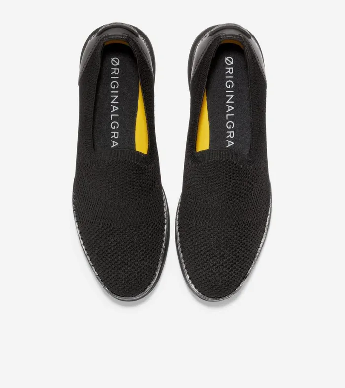 Loafers and Drivers Women Cole Haan riginalGrand Meridian Loafer Black Knitblack