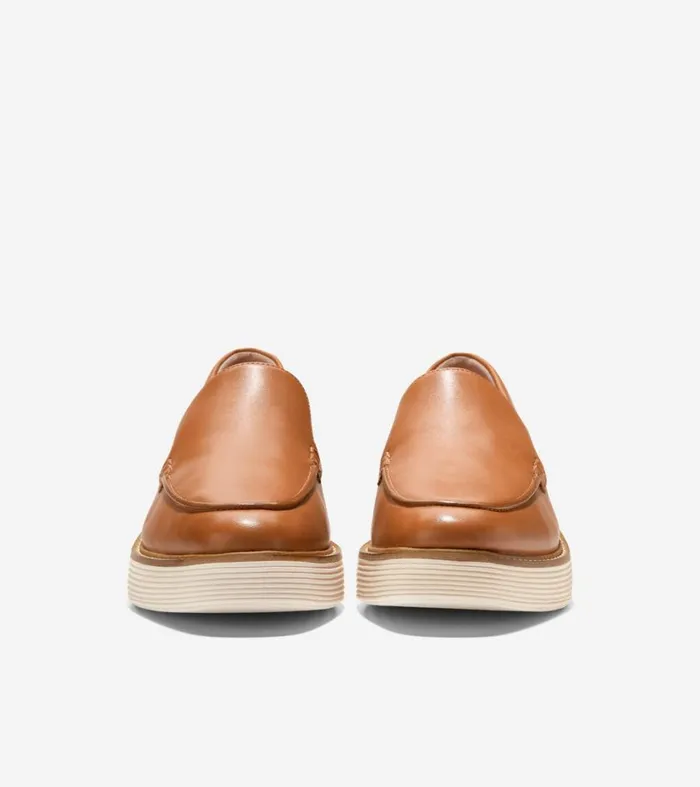 Loafers and Drivers Women Cole Haan riginalGrand Platform Venetian Loafer Pecanivory