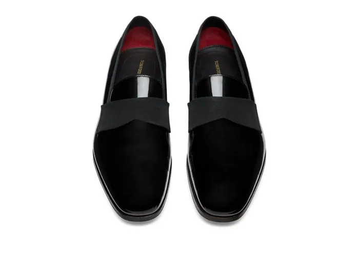 Loafers Men TOM FORD PATENT LEATHER EDGAR EVENING SLIPPER Black Loafers Men TOM FORD PATENT LEATHER EDGAR EVENING SLIPPER Black