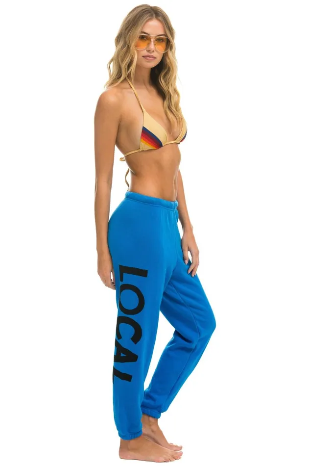 LOCALS ONLY SWEATPANTS 8211 OCEAN Women Aviator Nation Sweatpants