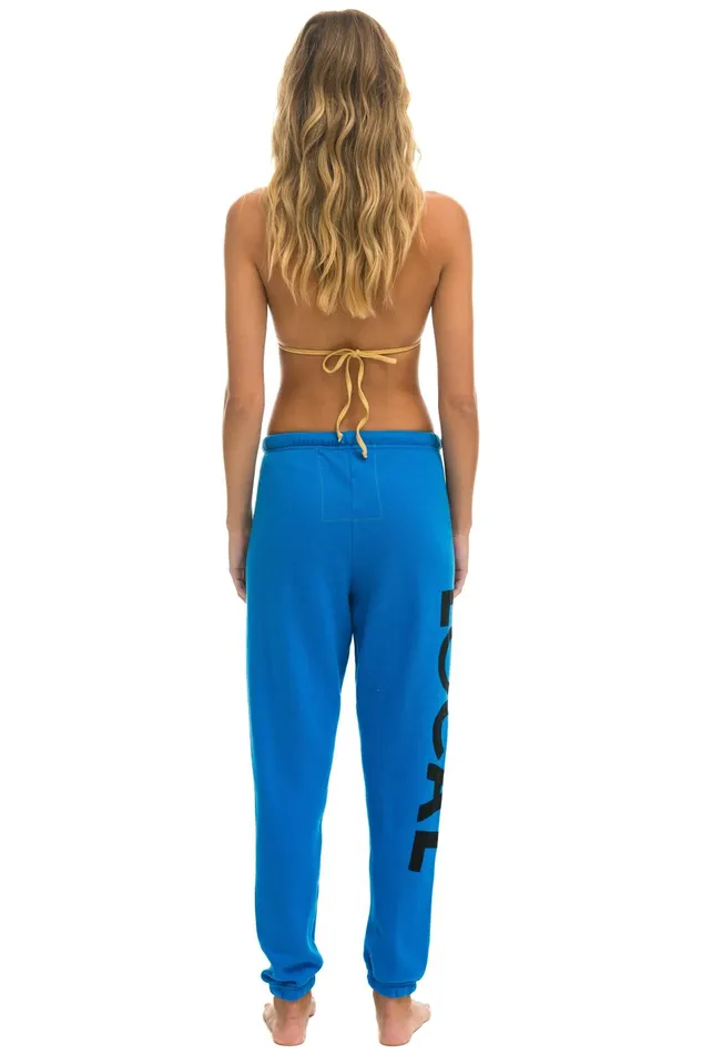 LOCALS ONLY SWEATPANTS 8211 OCEAN Women Aviator Nation Sweatpants
