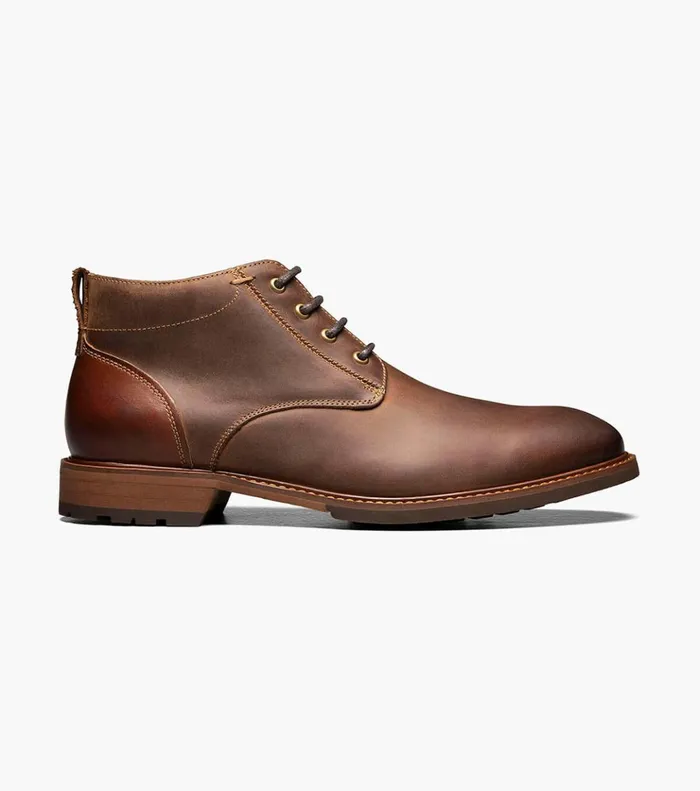 Lodge Plain Toe Chukka Boot Brown Ch Men Florsheim Casual Shoes