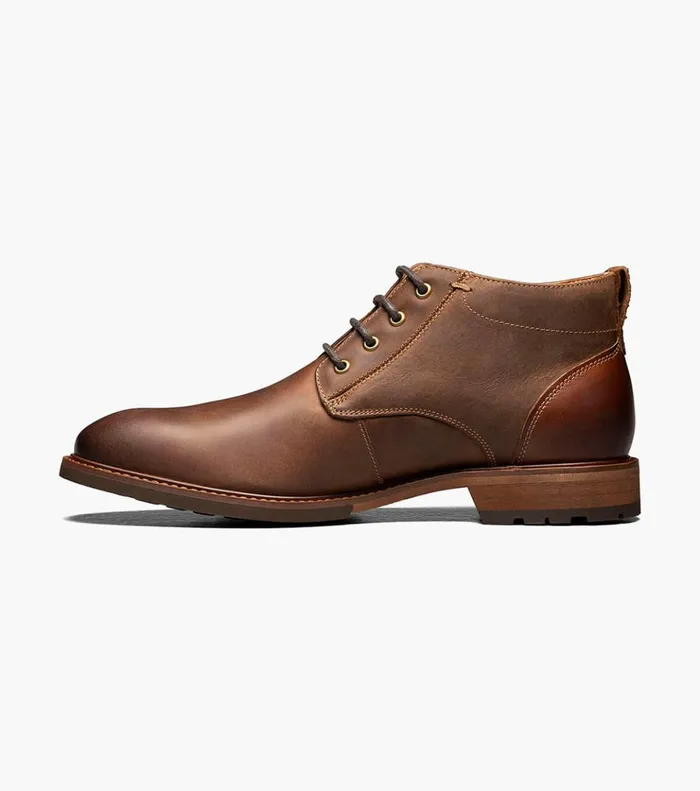 Lodge Plain Toe Chukka Boot Brown Ch Men Florsheim Casual Shoes