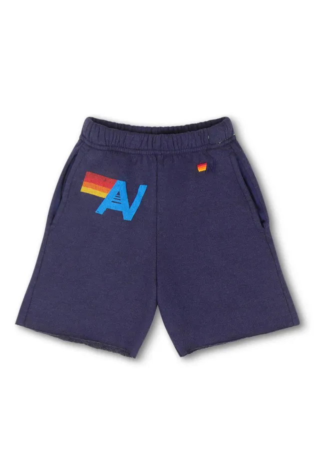 LOGO KIDS SWEATSHORTS 8211 NAVY Kids Aviator Nation Kid039s Shorts