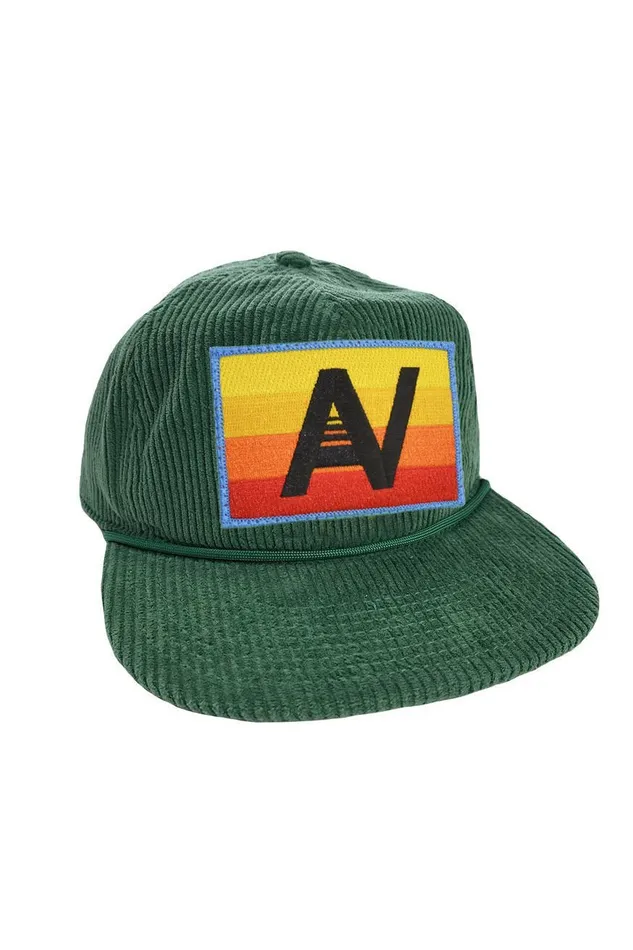LOGO RAINBOW 8211 VINTAGE CORDUROY TRUCKER HAT WomenMen Aviator Nation Trucker Hats
