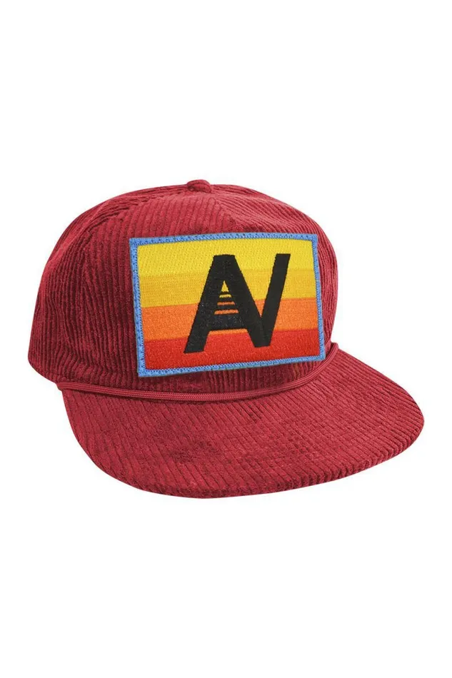 LOGO RAINBOW 8211 VINTAGE CORDUROY TRUCKER HAT WomenMen Aviator Nation Trucker Hats