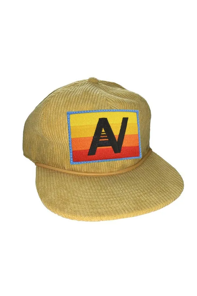 LOGO RAINBOW 8211 VINTAGE CORDUROY TRUCKER HAT WomenMen Aviator Nation Trucker Hats