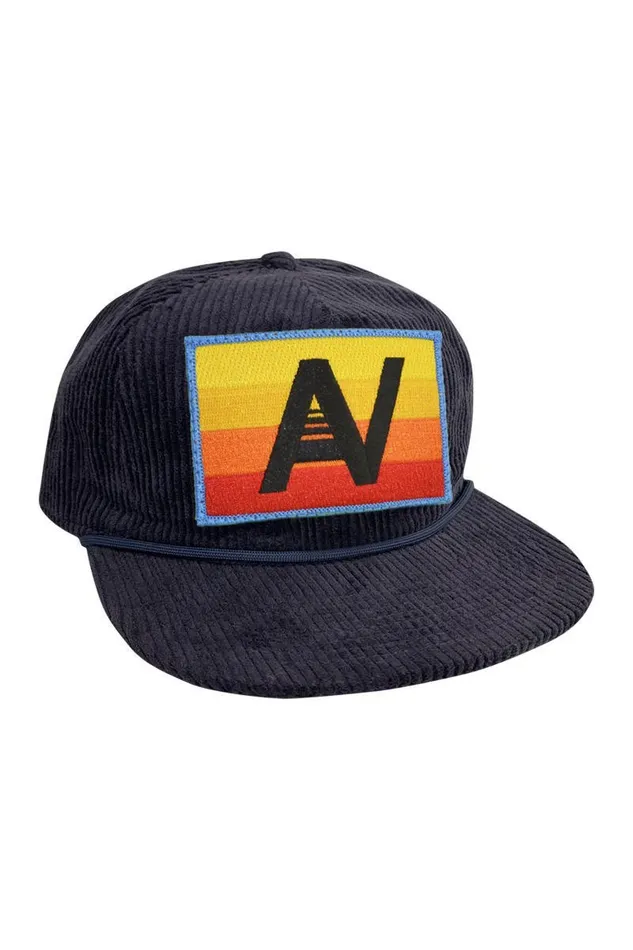 LOGO RAINBOW 8211 VINTAGE CORDUROY TRUCKER HAT WomenMen Aviator Nation Trucker Hats