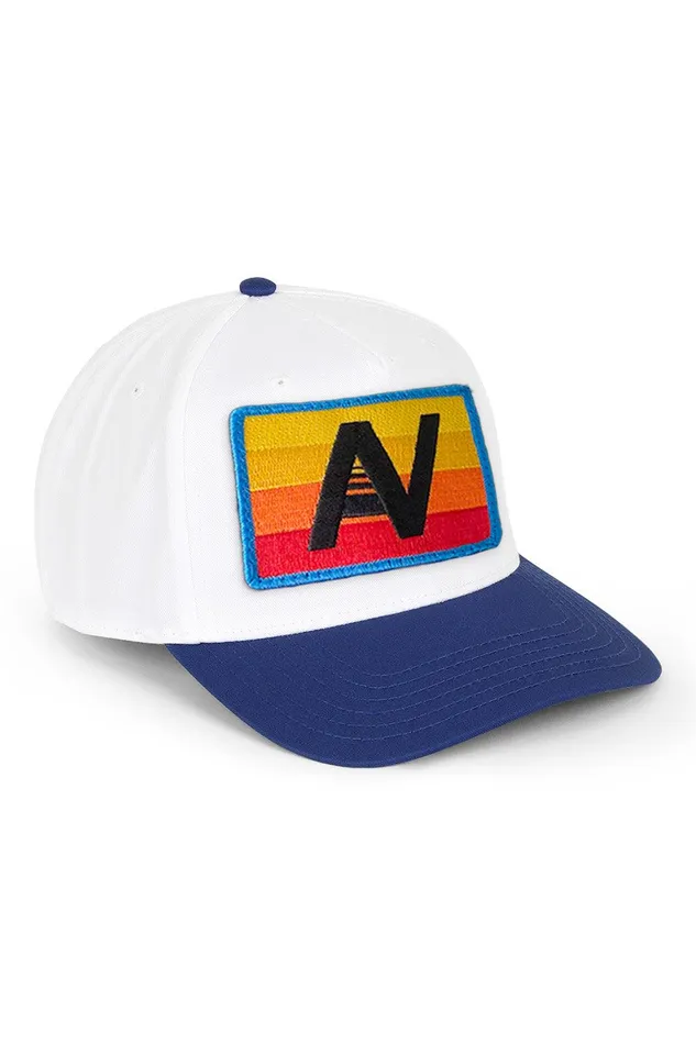 LOGO RAINBOW 8211 VINTAGE LOW RISE TWILL HAT WomenMen Aviator Nation Trucker Hats