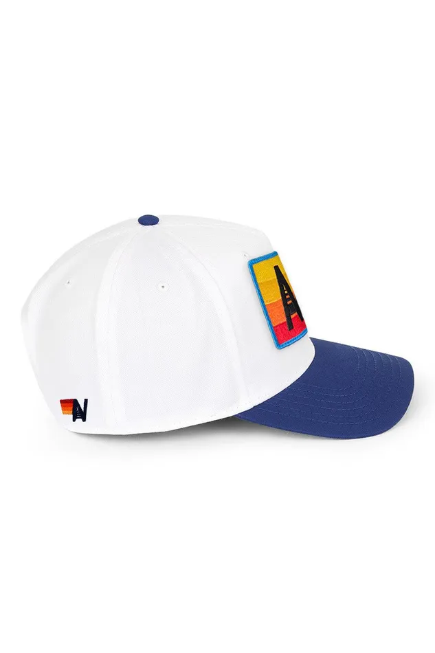 LOGO RAINBOW 8211 VINTAGE LOW RISE TWILL HAT WomenMen Aviator Nation Trucker Hats