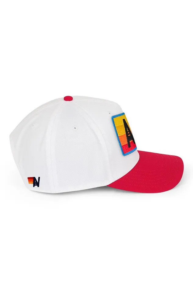 LOGO RAINBOW 8211 VINTAGE LOW RISE TWILL HAT WomenMen Aviator Nation Trucker Hats