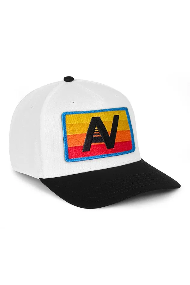 LOGO RAINBOW 8211 VINTAGE LOW RISE TWILL HAT WomenMen Aviator Nation Trucker Hats