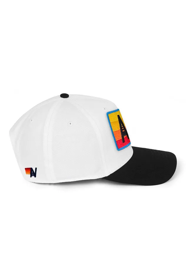 LOGO RAINBOW 8211 VINTAGE LOW RISE TWILL HAT WomenMen Aviator Nation Trucker Hats