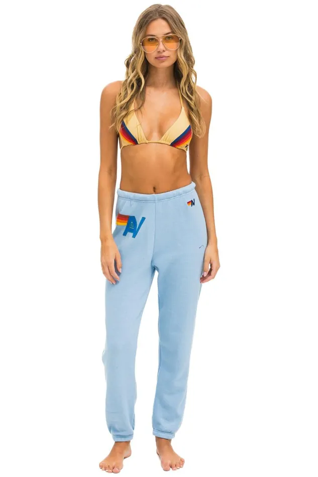 LOGO STITCH SWEATPANTS 8211 ICE Women Aviator Nation Sweatpants