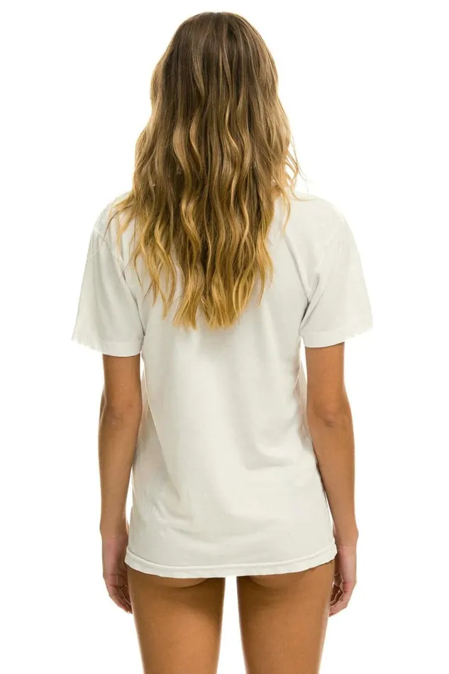 LOGO TEE 8211 VINTAGE WHITE Men Aviator Nation Tees