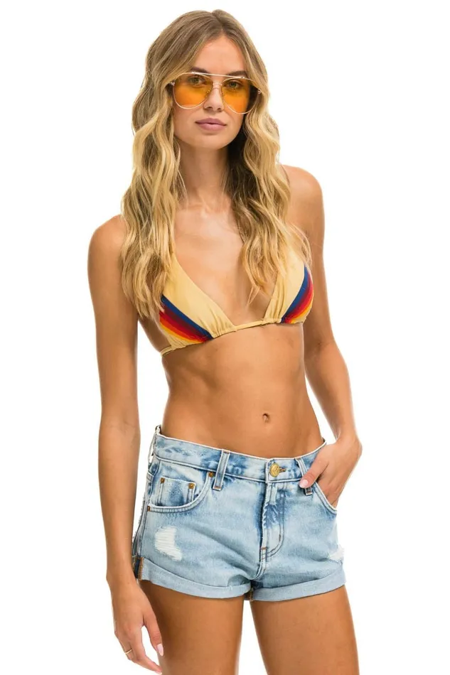 LOW RISE ROCKER JEAN SHORTS 8211 SUPER LIGHT WomenMen Aviator Nation Denim