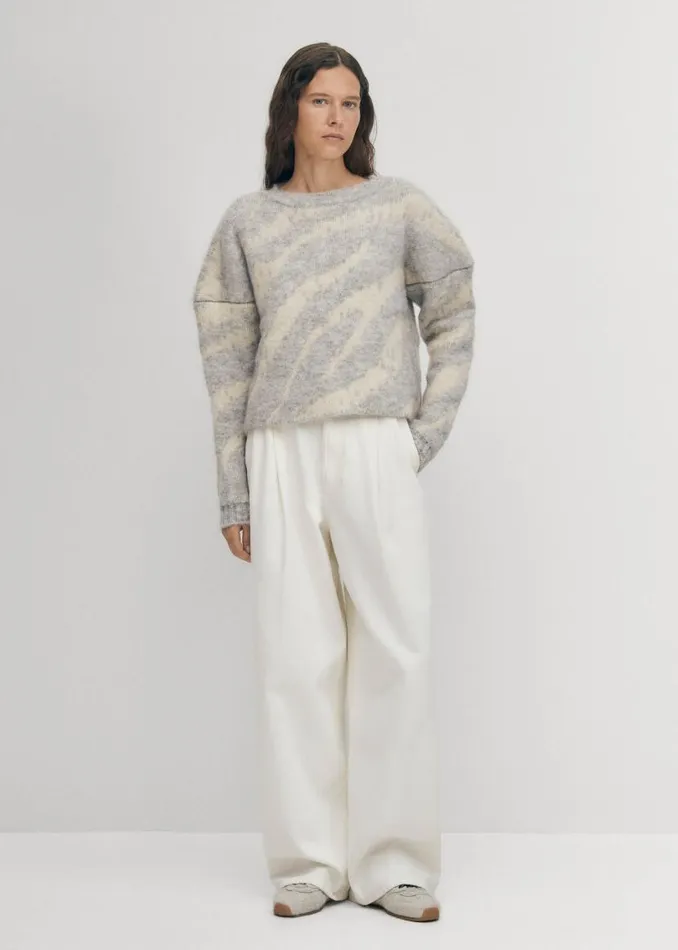 Malmo Grey Sweater Women ALOHAS Sweaters and Cardigans