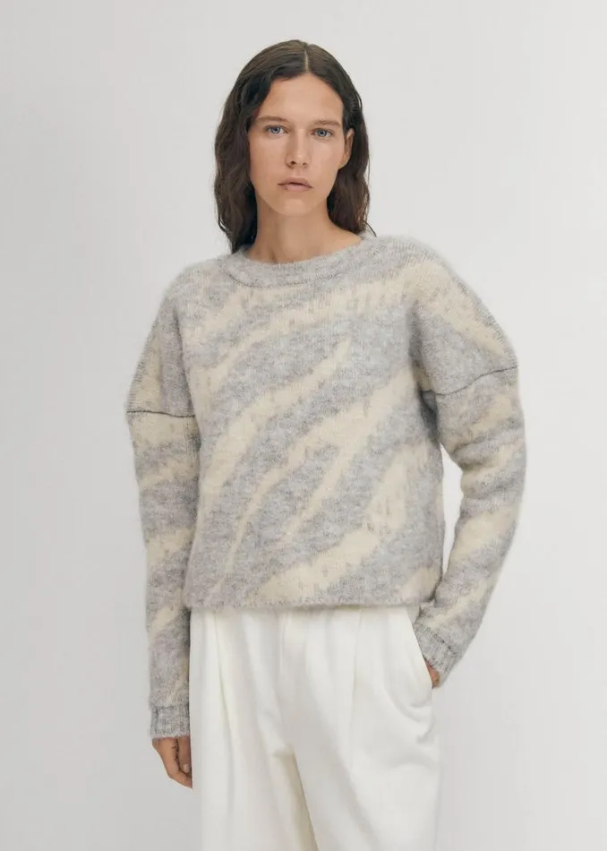 Malmo Grey Sweater Women ALOHAS Sweaters and Cardigans