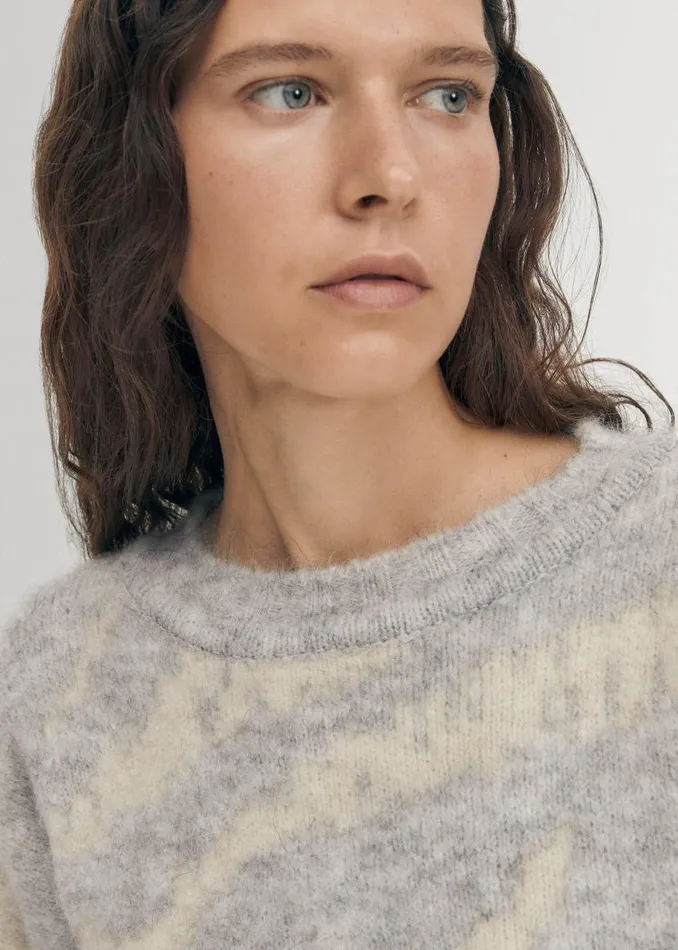 Malmo Grey Sweater Women ALOHAS Sweaters and Cardigans