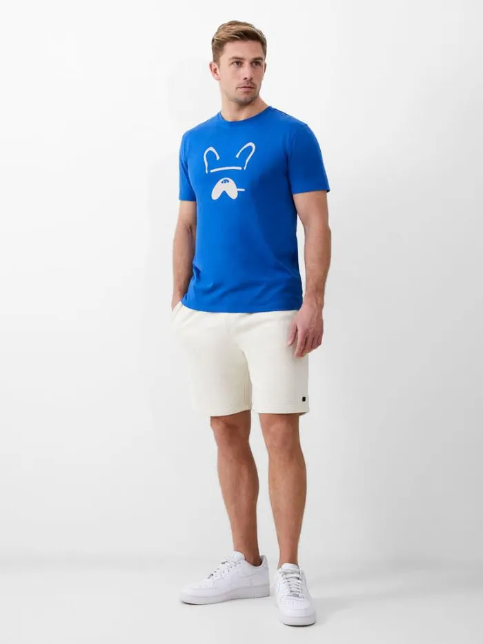 Man French Connection TShirts and Polo Shirts Organic French Bulldog Graphic TShirt True Blue