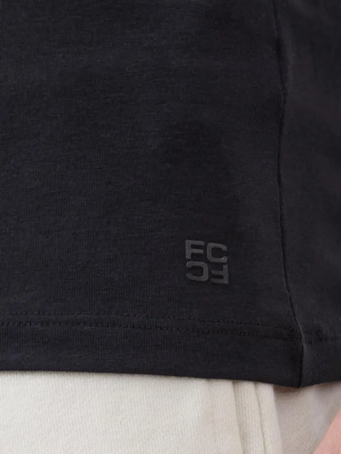 Man French Connection TShirts and Polo Shirts Short Sleeve Stretch TShirt Black