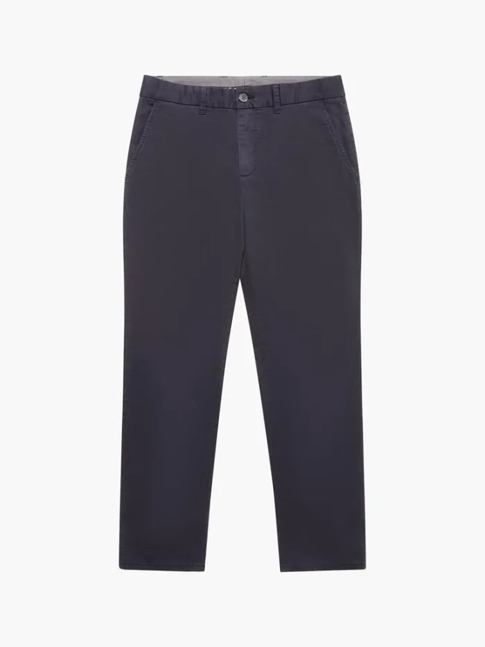 Man French Connection Trousers Stretch Chino Trousers Black
