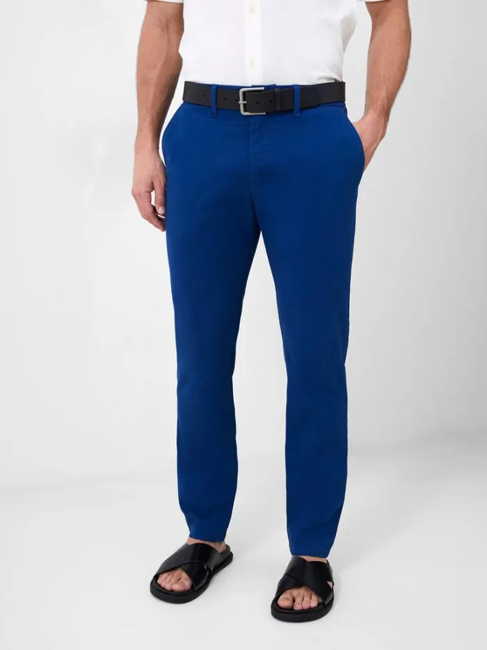 Man French Connection Trousers Stretch Chino Trousers Navy