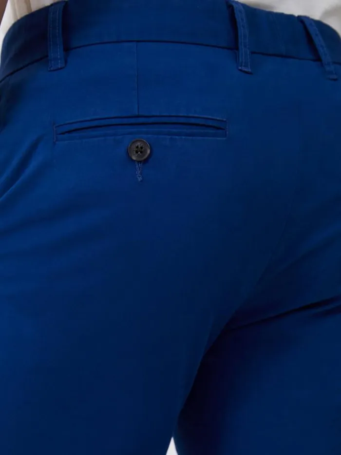 Man French Connection Trousers Stretch Chino Trousers Navy