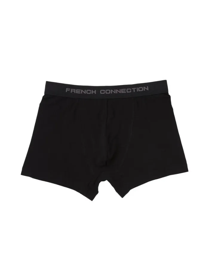 Man French Connection Underwear and Socks 3 Pack French Connection Boxers Blackblackblack