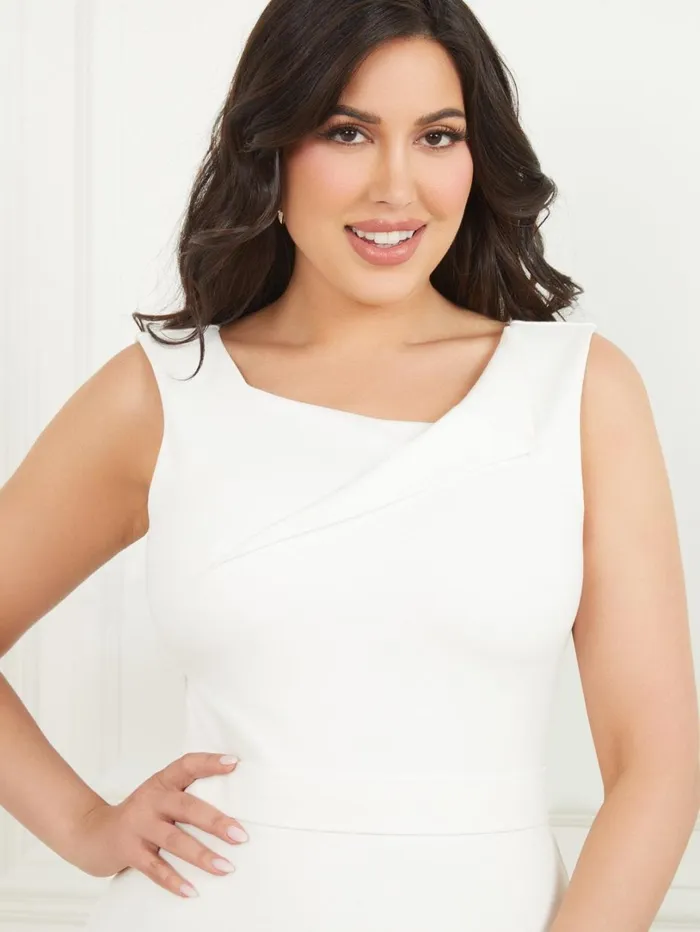 Marciano Bodycon Women Eilish Pencil Dress White Marciano Bodycon Women Eilish Pencil Dress White