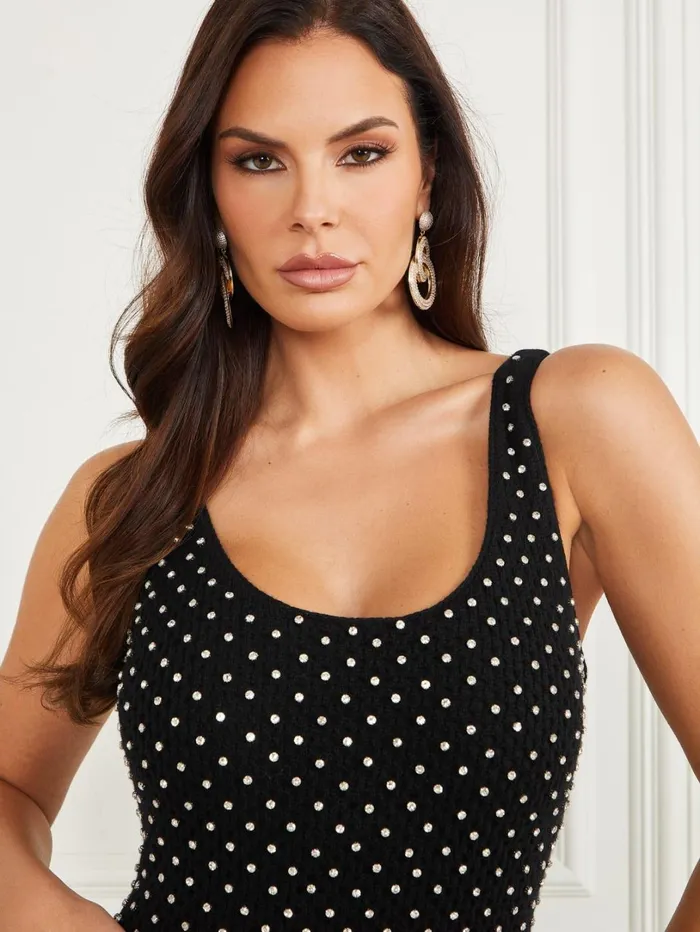 Marciano Bodycon Women Marylin Sequin Dress Black
