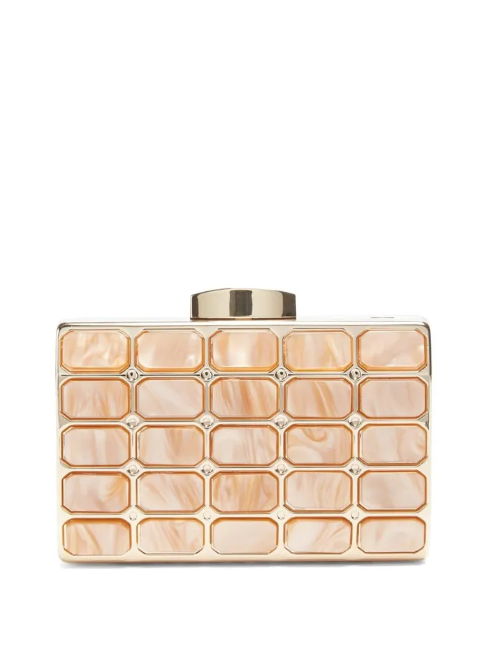 Marciano Handbags Women Emma Lucite Clutch Whitegold Marciano Handbags Women Emma Lucite Clutch Whitegold