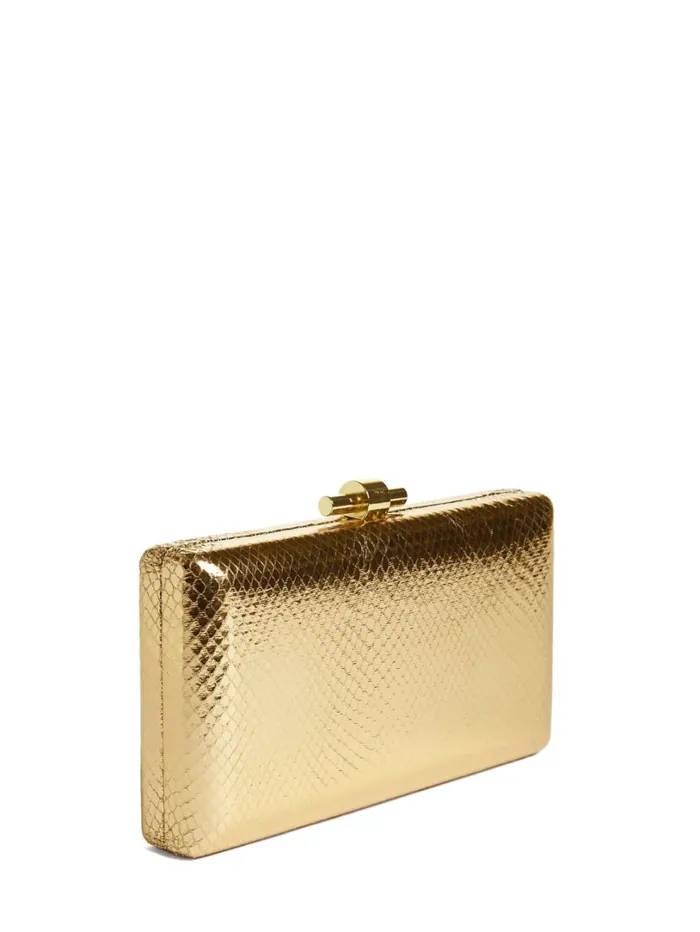 Marciano Handbags Women GoldTone Python Clutch Rosegold Marciano Handbags Women GoldTone Python Clutch Rosegold