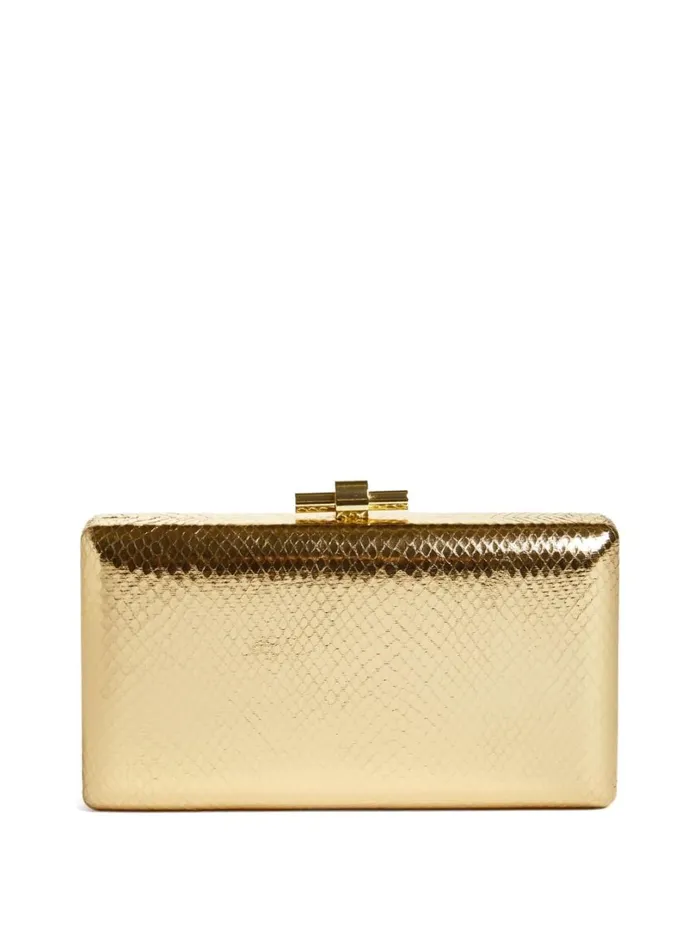 Marciano Handbags Women GoldTone Python Clutch Rosegold Marciano Handbags Women GoldTone Python Clutch Rosegold