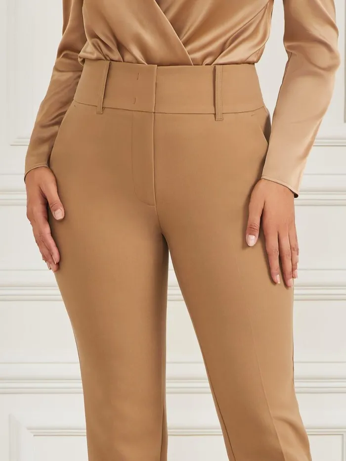 Marciano Pants Women Shelly Twill Pant Brown Marciano Pants Women Shelly Twill Pant Brown