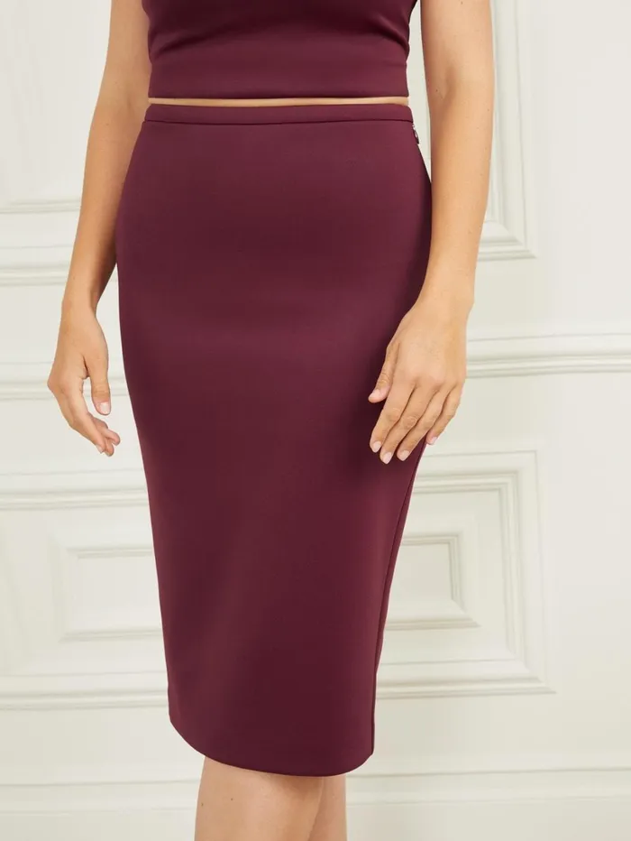 Marciano Skirts Women Pandora Pencil Skirt Red