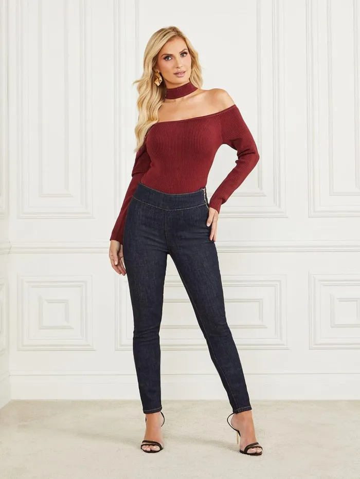 Marciano Sweaters Women Gabriela Sweater Top Red Marciano Sweaters Women Gabriela Sweater Top Red