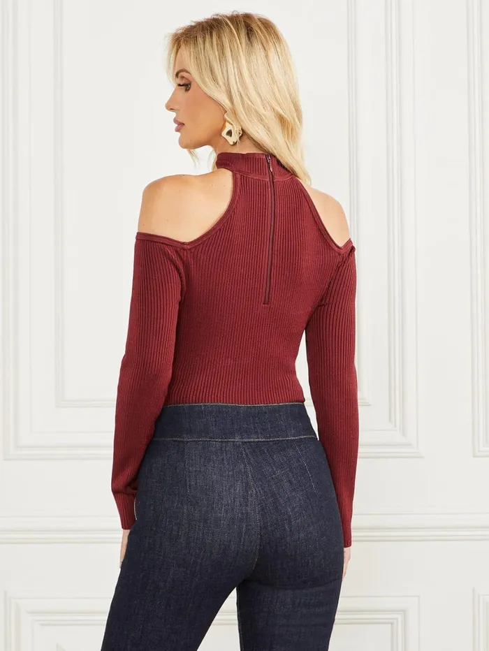 Marciano Sweaters Women Gabriela Sweater Top Red Marciano Sweaters Women Gabriela Sweater Top Red
