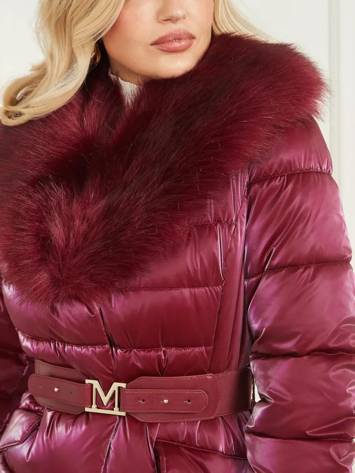 Marciano Women Nausicaa Puffer Jacket Purple Marciano Women Nausicaa Puffer Jacket Purple
