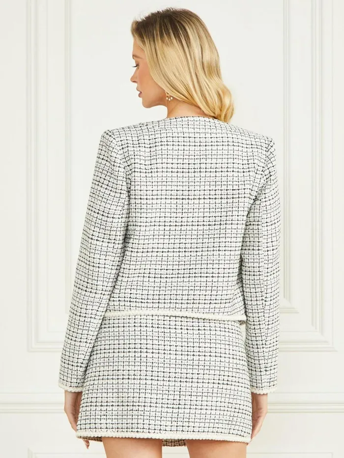 Marciano Women Provence Tweed Blazer Multiple Colors