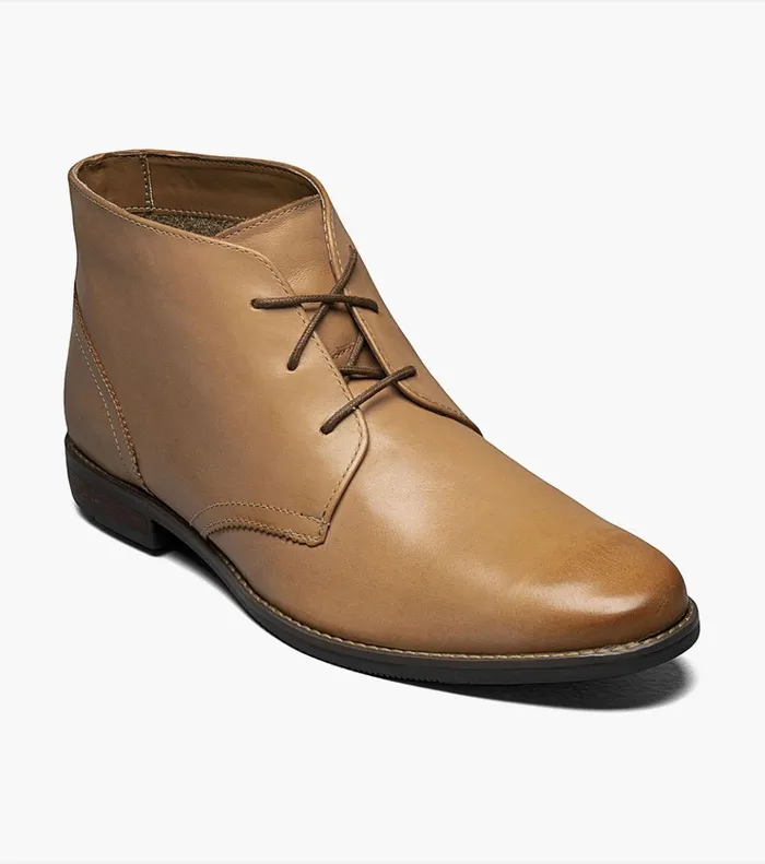 Matera II Plain Toe Chukka Boot Natural Men Florsheim Dress Shoes