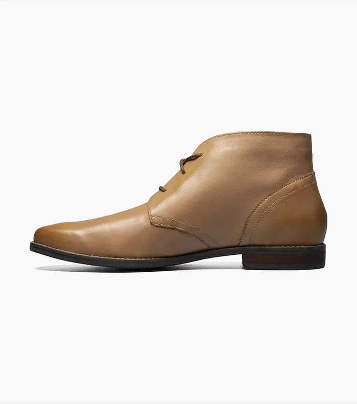 Matera II Plain Toe Chukka Boot Natural Men Florsheim Dress Shoes