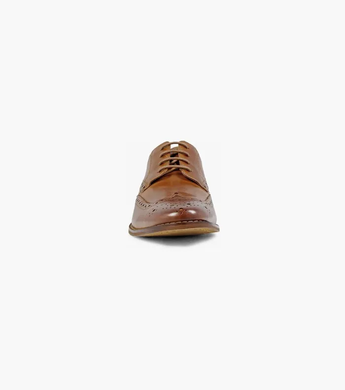 Matera Wingtip Oxford Cognac Men Florsheim Dress Shoes