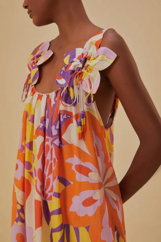 Maxi Dresses Women FARM Rio Lee Floral Sleeveless Maxi Dress Maxi Dresses Women FARM Rio Lee Floral Sleeveless Maxi Dress