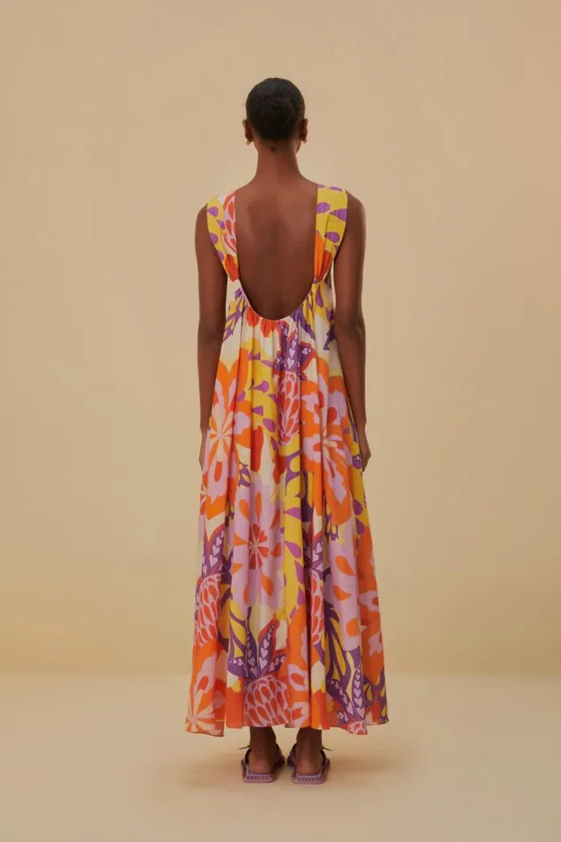 Maxi Dresses Women FARM Rio Lee Floral Sleeveless Maxi Dress Maxi Dresses Women FARM Rio Lee Floral Sleeveless Maxi Dress